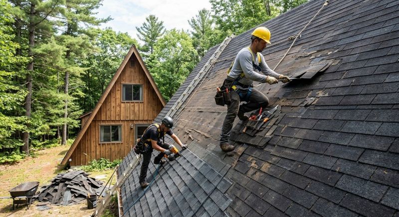 A Frame Roof Installation in Nassau County, FL