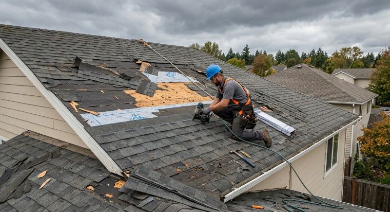 Damaged Roof Replacement in Kingsland, GA