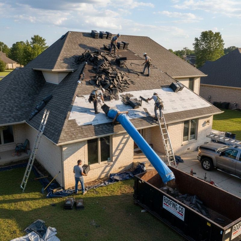 Residential Roof Replacement in Woodbine, GA