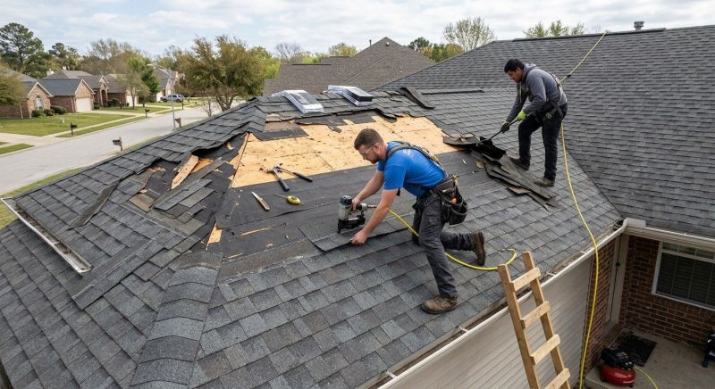 Damaged Roof Replacement in Woodbine, GA